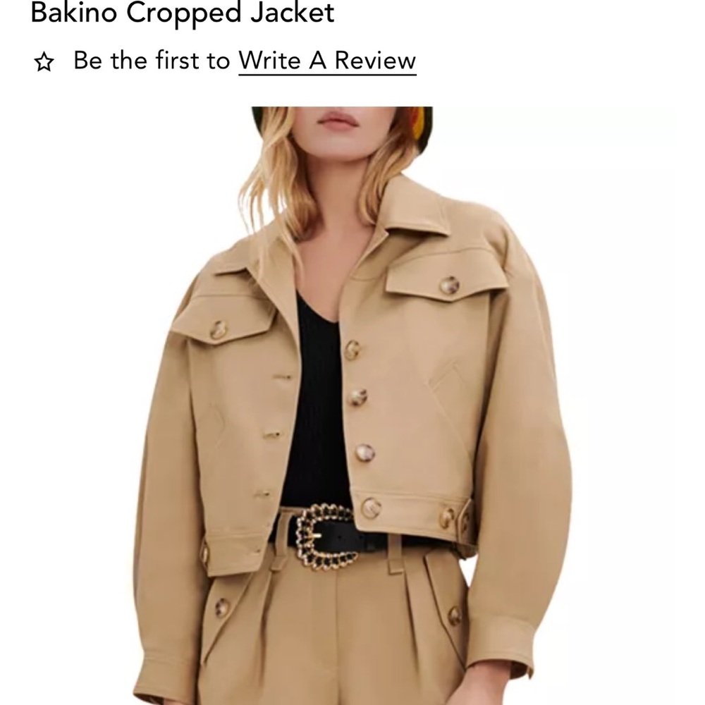 Maje Bakino Cropped Jacket